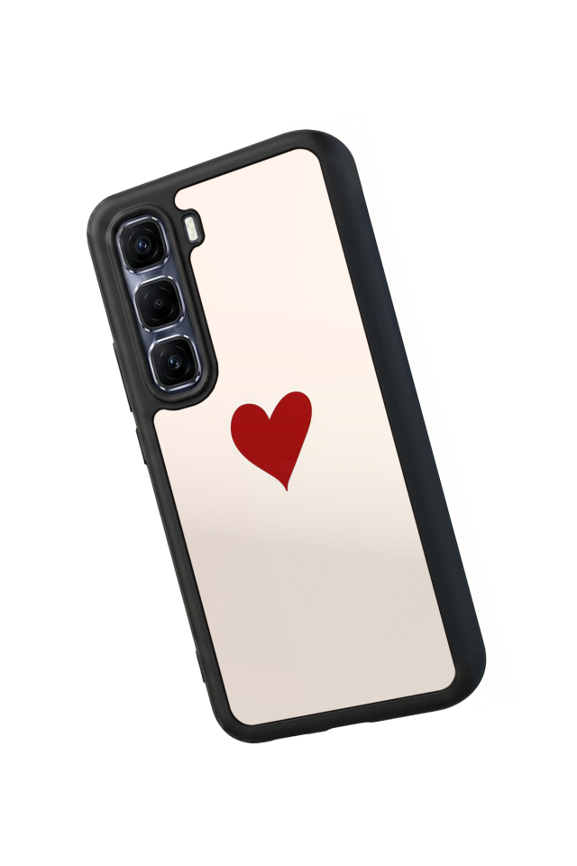 Infinix Hot 60 Pro Plus Uyumlu Kalp Love Tasarımlı Glossy Premium Kılıf