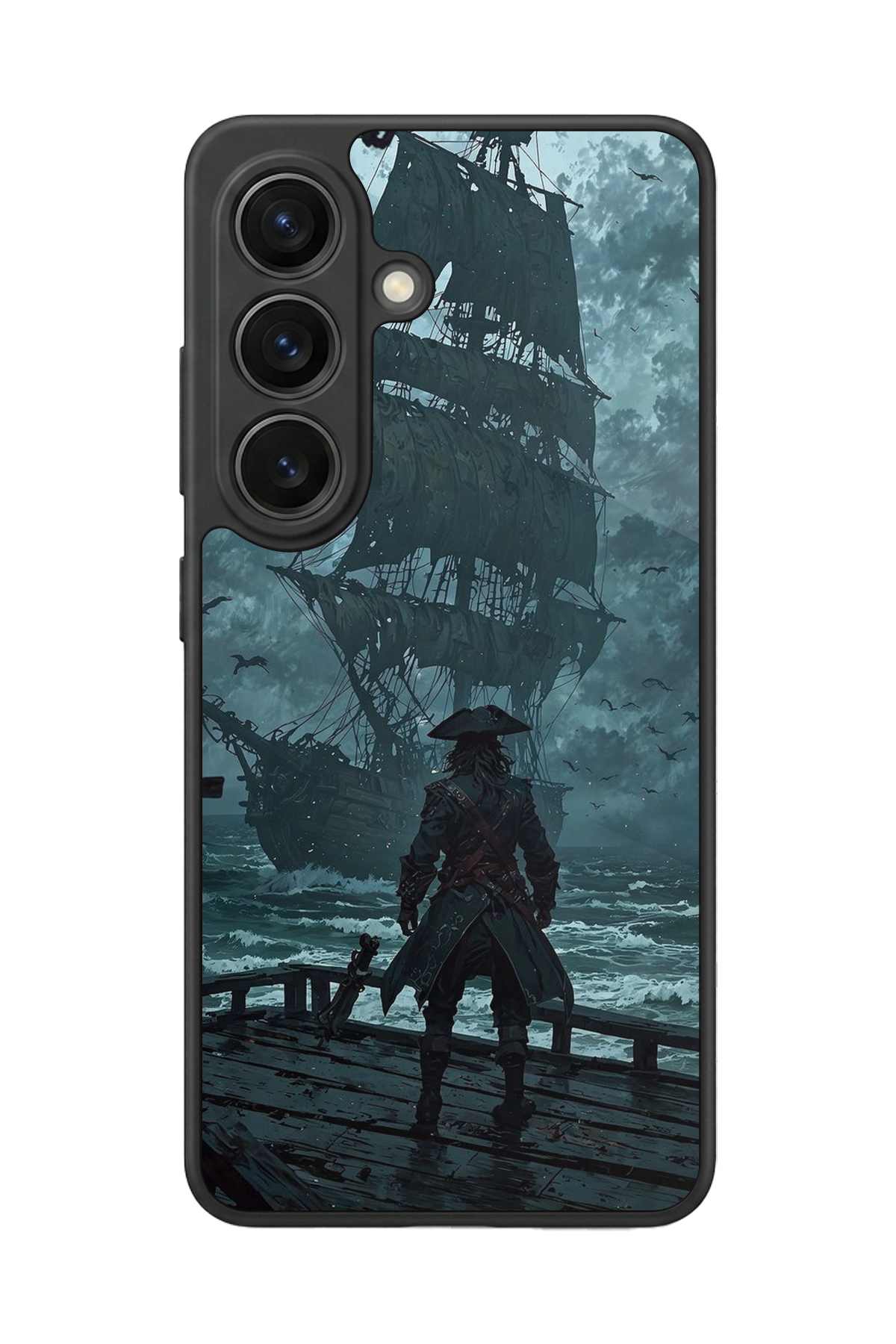 Samsung Galaxy S26 Uyumlu Korsan Tasarımlı Glossy Premium Kılıf