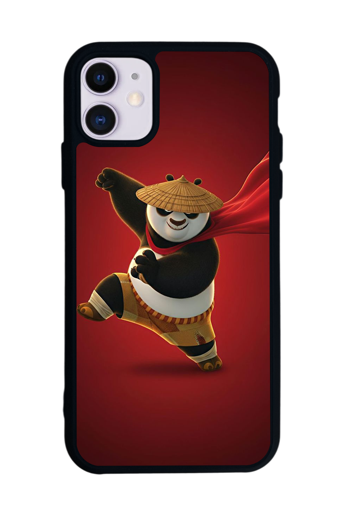 iPhone 11 Uyumlu Kung Fu Panda Tasarımlı Glossy Premium Kılıf