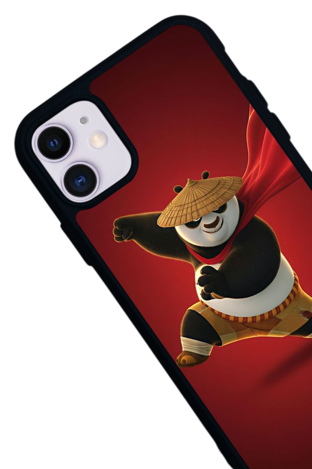 iPhone 11 Uyumlu Kung Fu Panda Tasarımlı Glossy Premium Kılıf