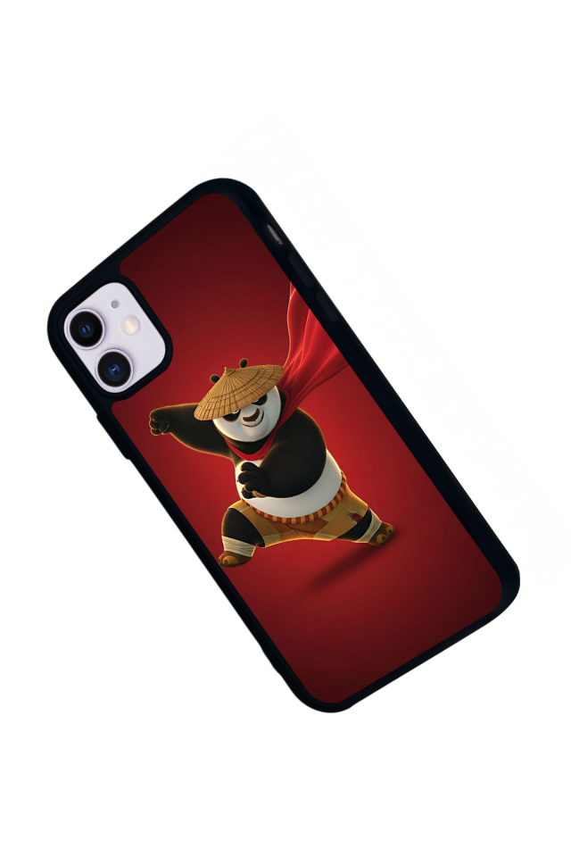 iPhone 11 Uyumlu Kung Fu Panda Tasarımlı Glossy Premium Kılıf