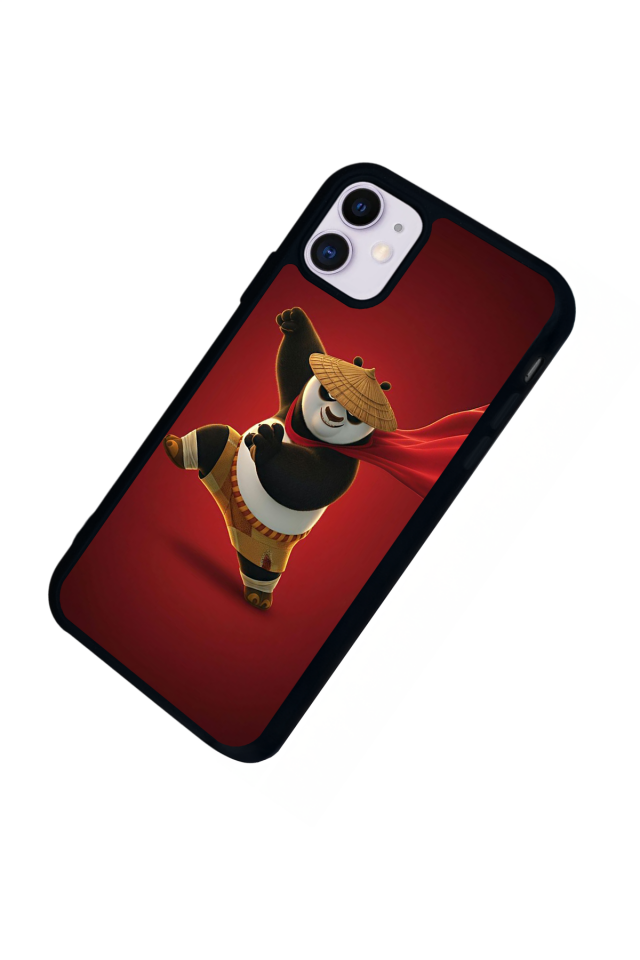 iPhone 11 Uyumlu Kung Fu Panda Tasarımlı Glossy Premium Kılıf