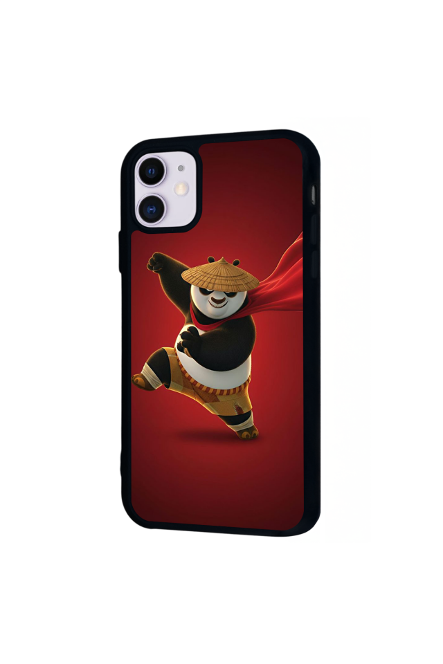 iPhone 11 Uyumlu Kung Fu Panda Tasarımlı Glossy Premium Kılıf