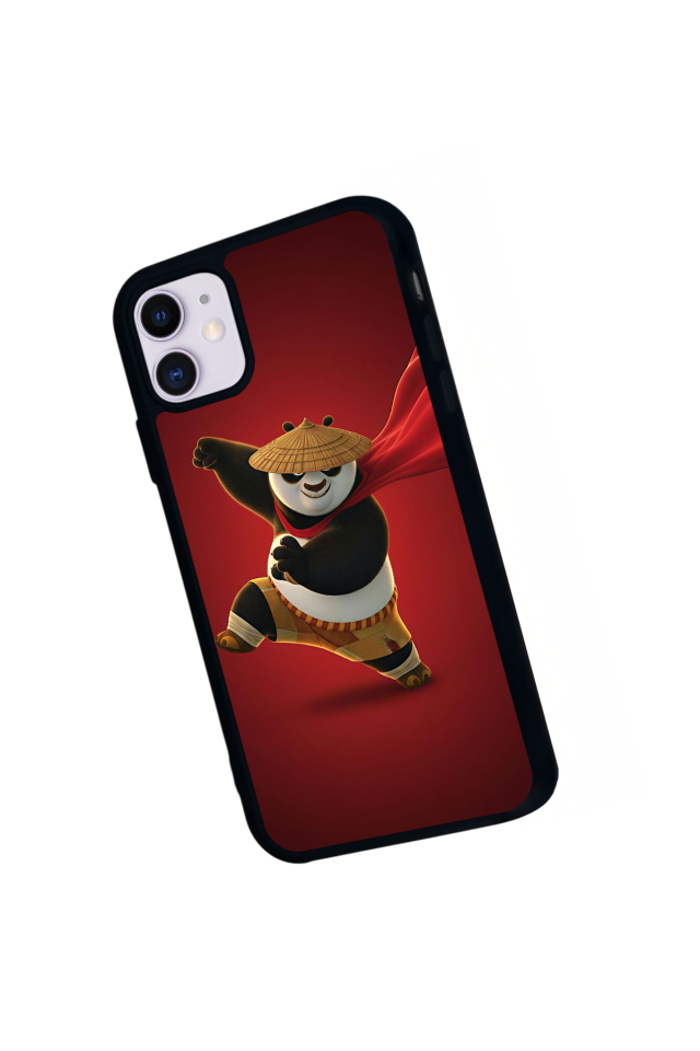 iPhone 11 Uyumlu Kung Fu Panda Tasarımlı Glossy Premium Kılıf