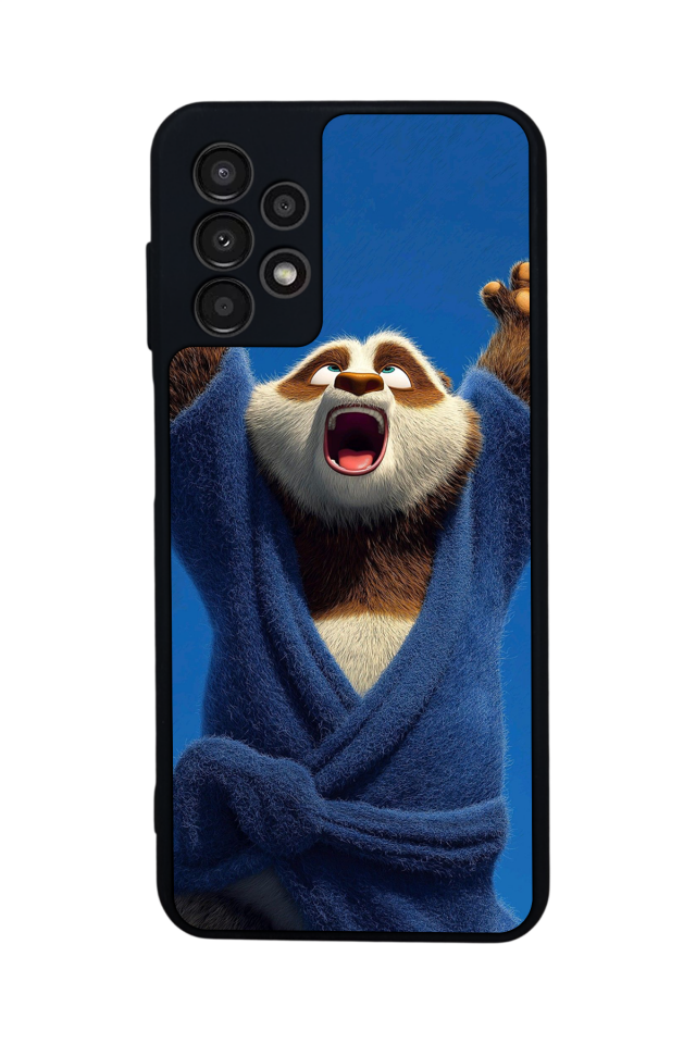 Samsung Galaxy A13 Uyumlu Kung Fu Panda Tasarımlı Glossy Premium Kılıf