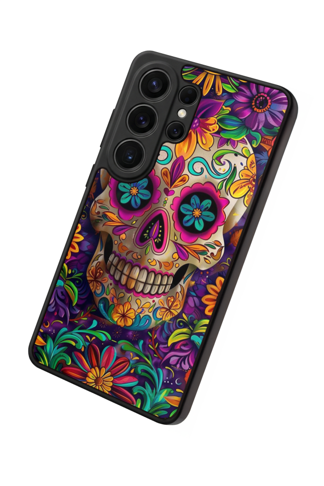 Samsung Galaxy S26 Ultra Uyumlu KuruKafa Tasarımlı Glossy Premium Kılıf