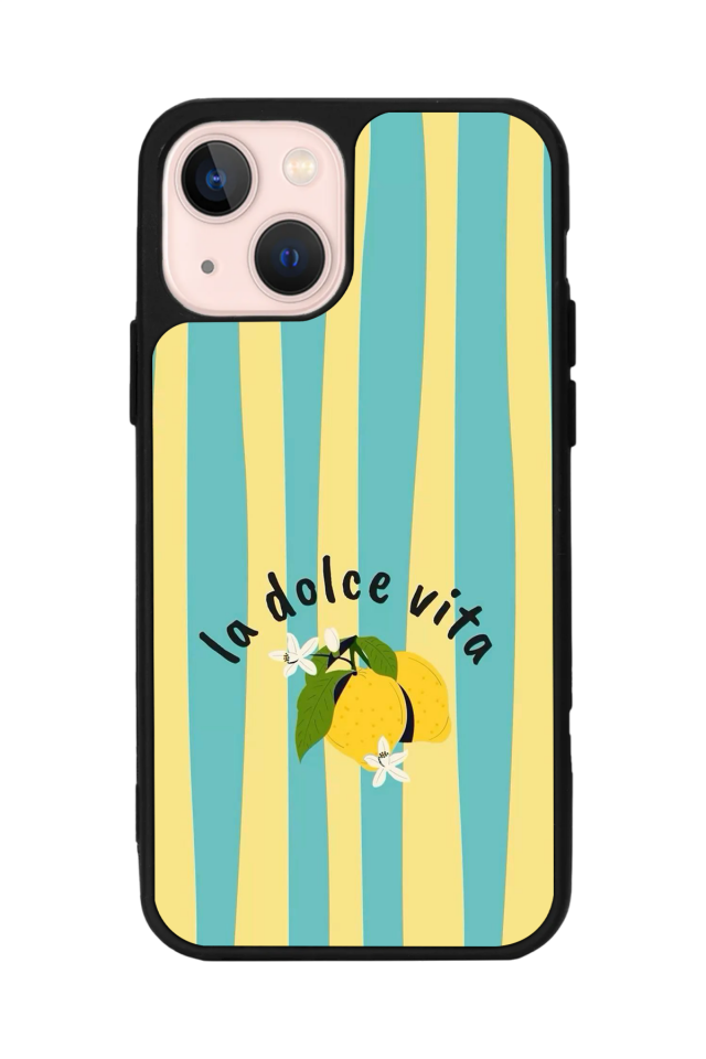iPhone 15 Uyumlu Limon Tasarımlı Glossy Premium Kılıf