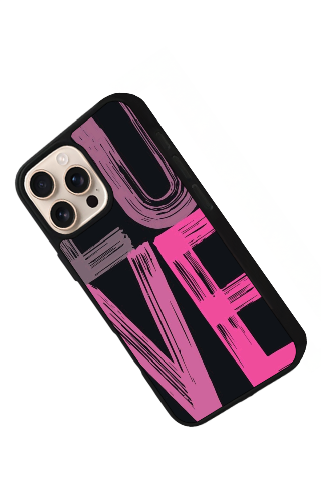 iPhone 14 Pro Uyumlu Love Tasarımlı Glossy Premium Kılıf