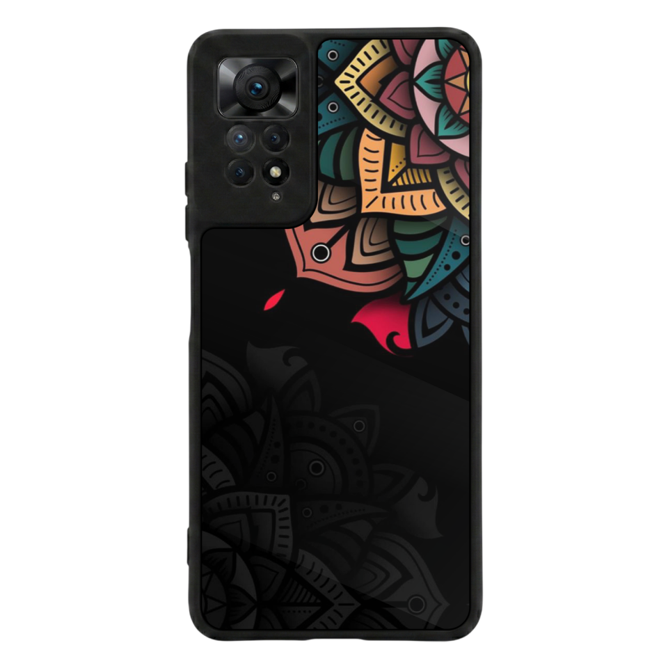 Xiaomi Redmi Note 12 Pro Uyumlu Mandala Tasarımlı Glossy Premium Kılıf