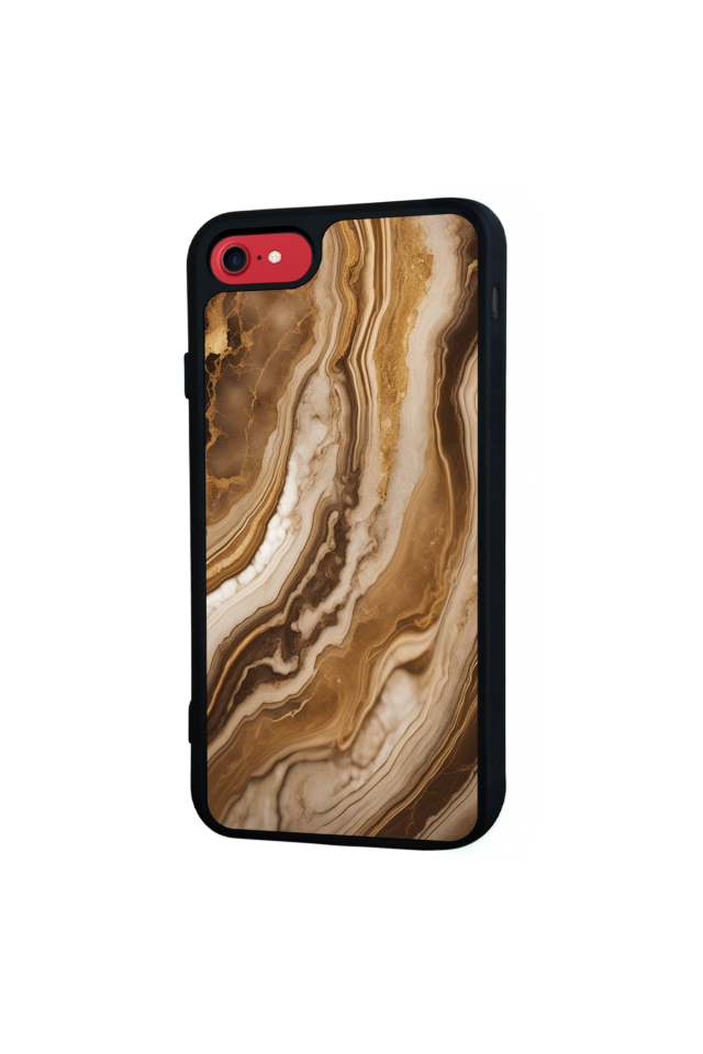 iPhone 7 Uyumlu Mermer Marble Tasarımlı Glossy Premium Kılıf