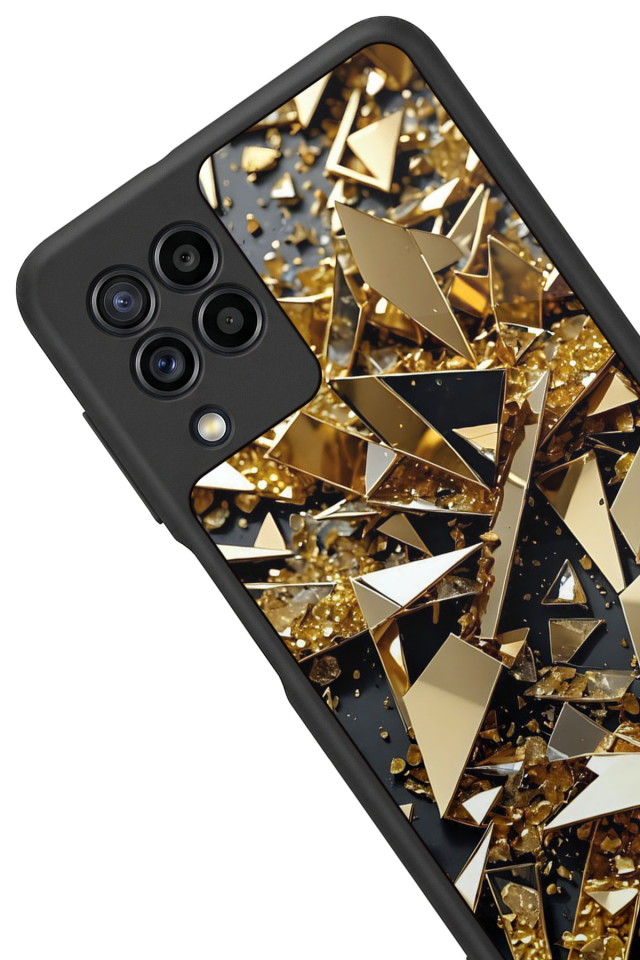 Samsung Galaxy M32 Uyumlu Mermer Marble Tasarımlı Glossy Premium Kılıf