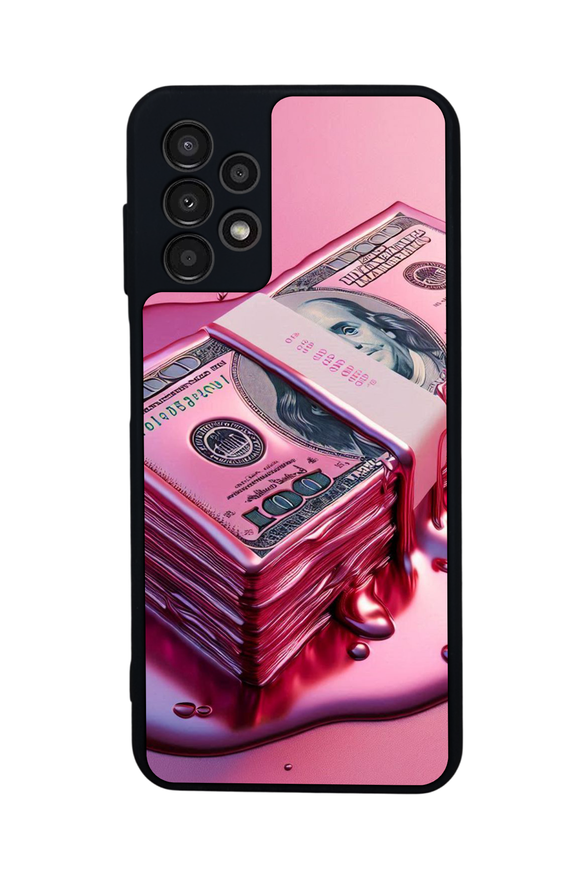 Samsung Galaxy A23 Uyumlu Money Para Tasarımlı Glossy Premium Kılıf