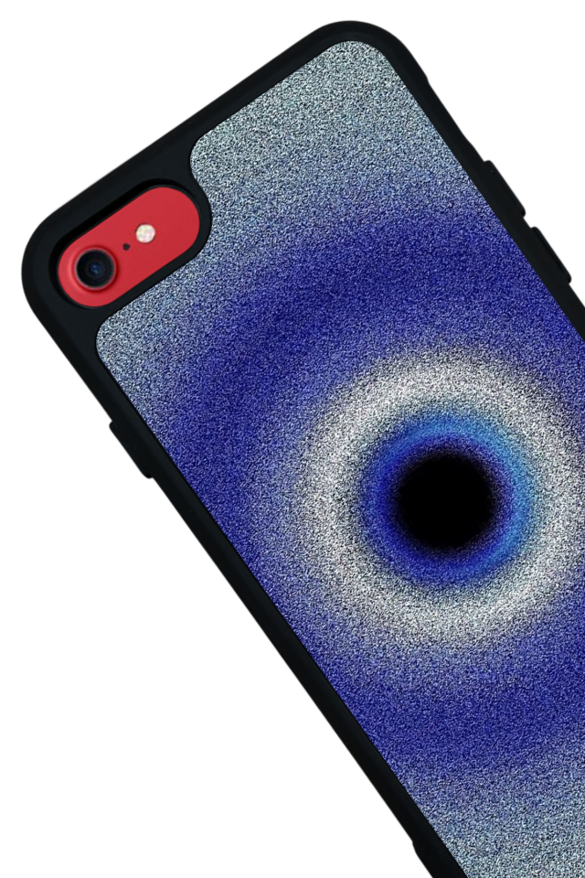 iPhone SE Uyumlu Nazar Tasarımlı Glossy Premium Kılıf