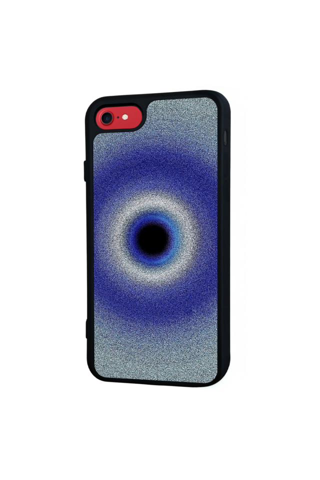 iPhone SE Uyumlu Nazar Tasarımlı Glossy Premium Kılıf