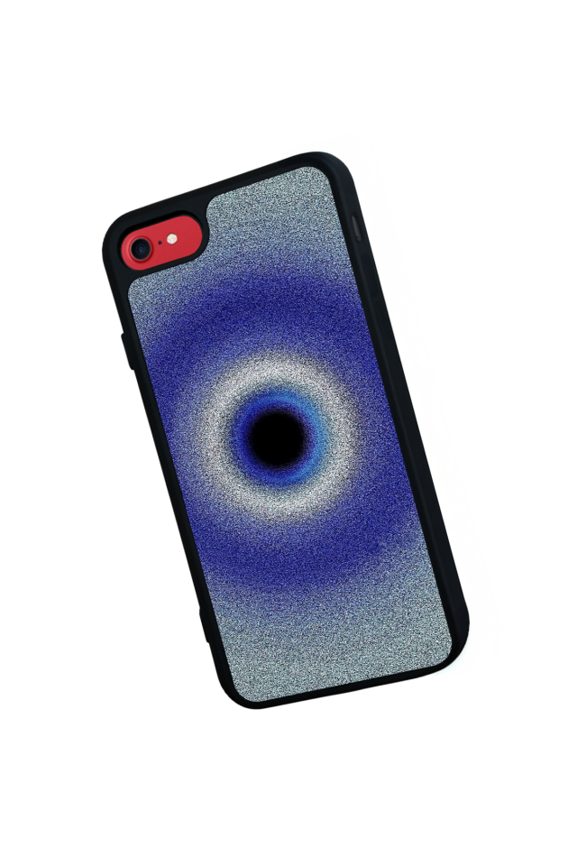 iPhone SE Uyumlu Nazar Tasarımlı Glossy Premium Kılıf