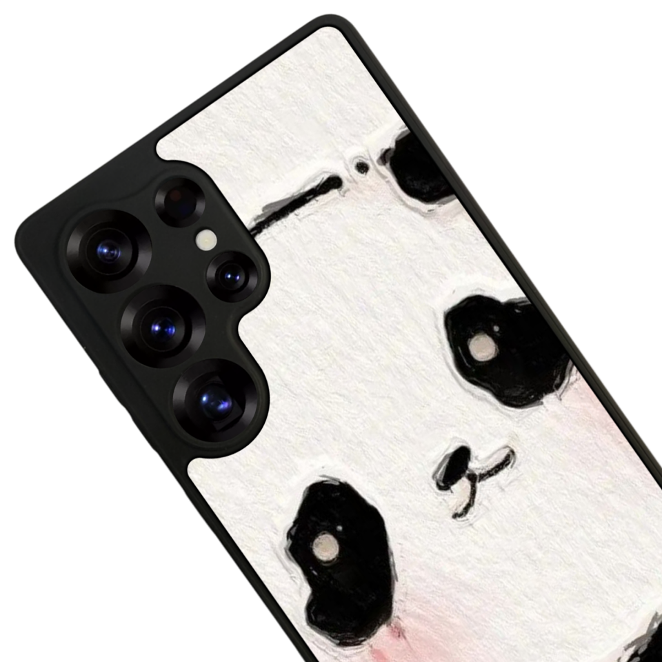 Samsung Galaxy S25 Ultra Uyumlu Panda Tasarımlı Glossy Premium Kılıf