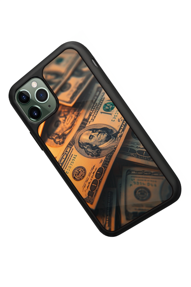iPhone 11 Pro Uyumlu Para Tasarımlı Glossy Premium Kılıf