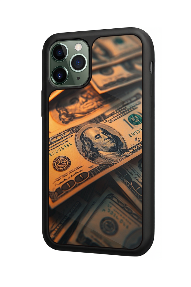 iPhone 11 Pro Uyumlu Para Tasarımlı Glossy Premium Kılıf