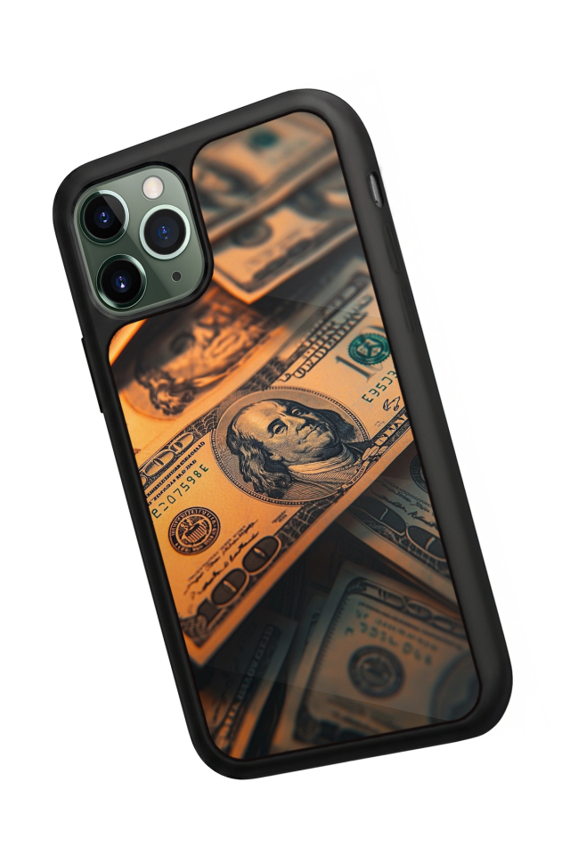 iPhone 11 Pro Uyumlu Para Tasarımlı Glossy Premium Kılıf