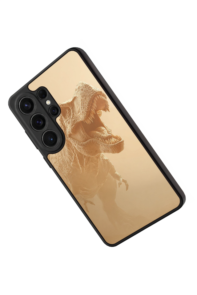 Samsung Galaxy S26 Ultra Uyumlu Dinazor Tasarımlı Glossy Premium Kılıf