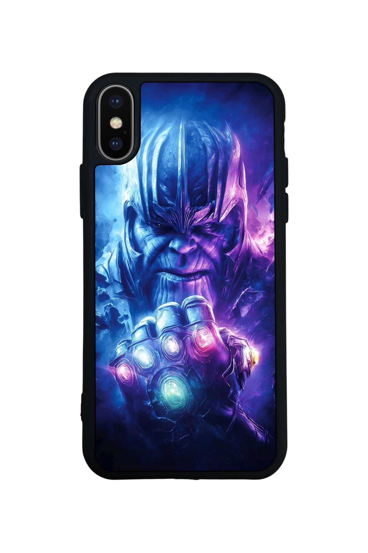 iPhone X/ XS Uyumlu Thanos Tasarımlı Glossy Premium Kılıf