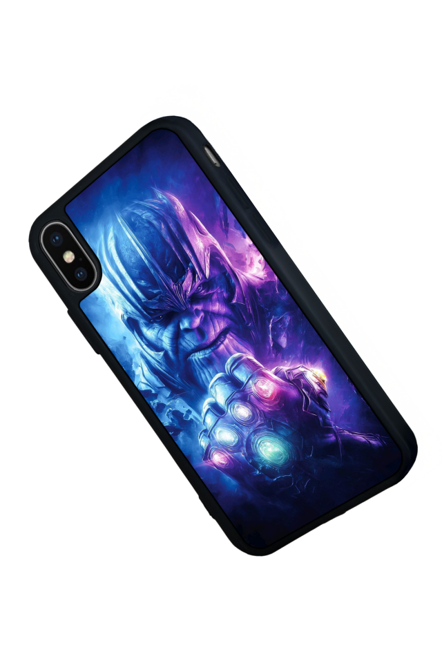 iPhone X/ XS Uyumlu Thanos Tasarımlı Glossy Premium Kılıf
