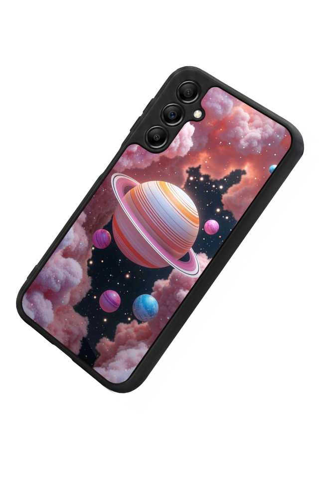 Samsung Galaxy A14 Uyumlu Uzay Tasarımlı Glossy Premium Kılıf