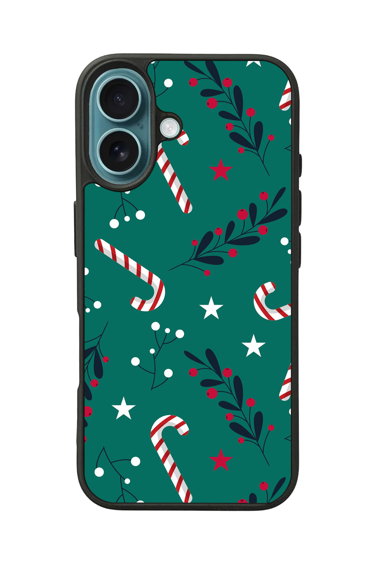 iPhone 16 Uyumlu Yilbasi Christmas Tasarımlı Glossy Premium Kılıf