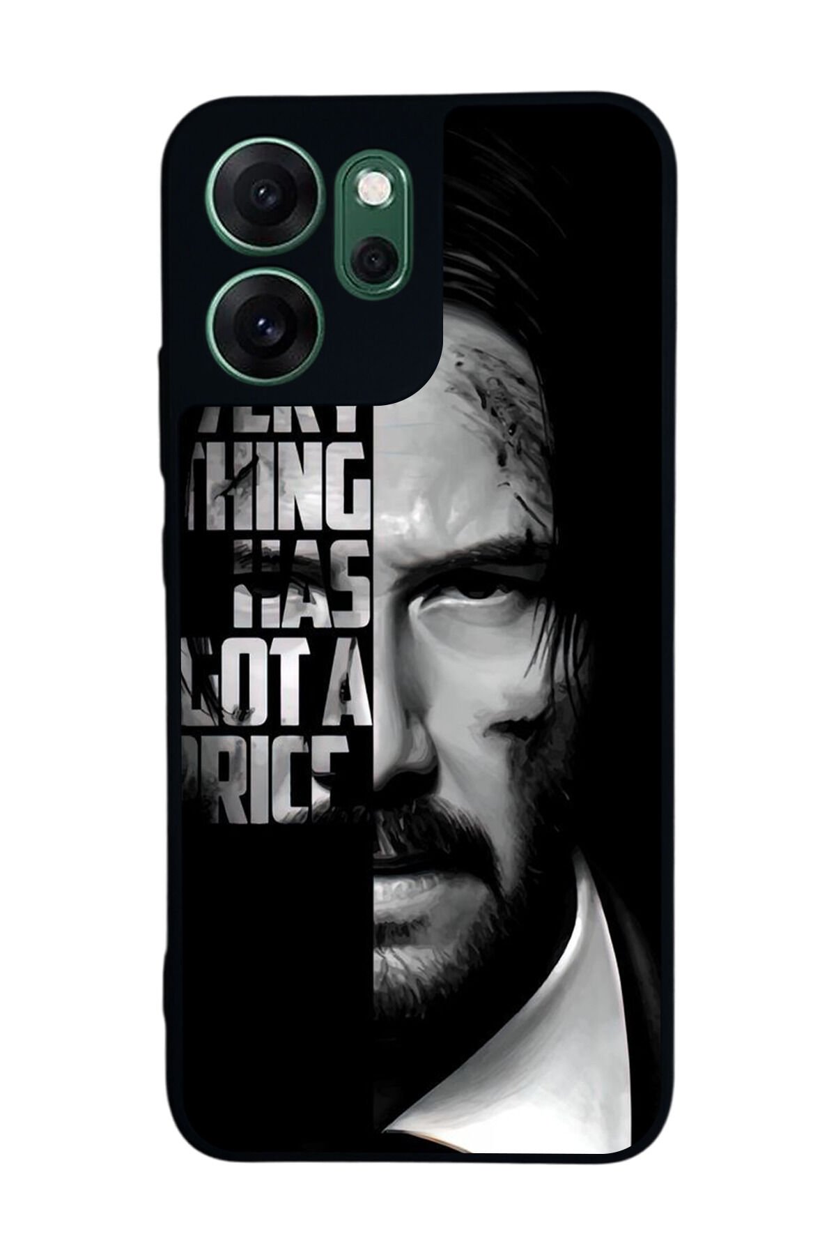 Oppo Reno 14F Uyumlu JohnWick Tasarımlı Glossy Premium Kılıf