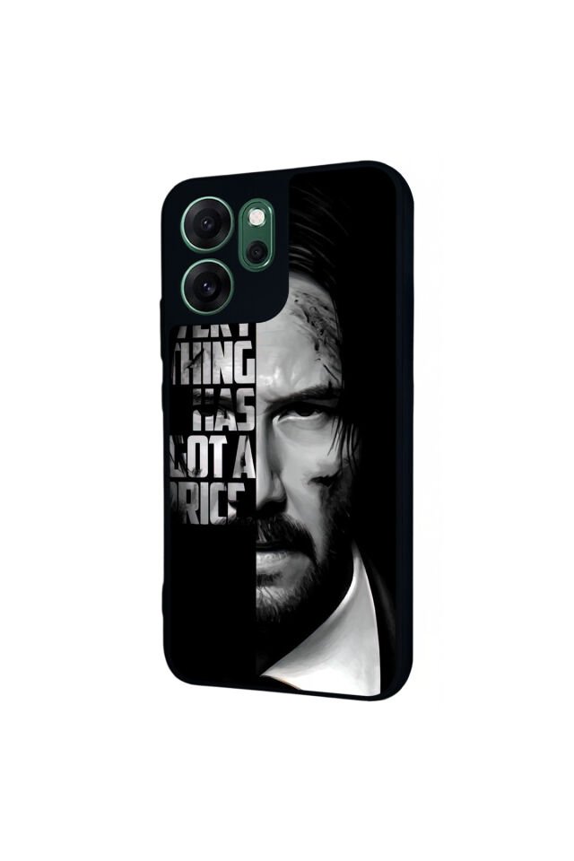 Oppo Reno 14F Uyumlu JohnWick Tasarımlı Glossy Premium Kılıf