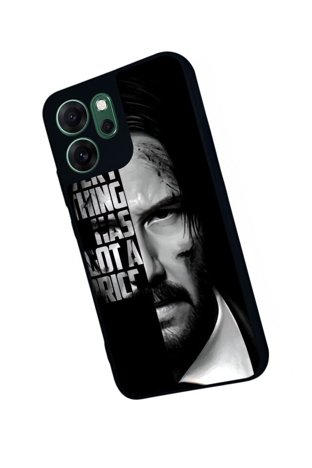 Oppo Reno 14F Uyumlu JohnWick Tasarımlı Glossy Premium Kılıf