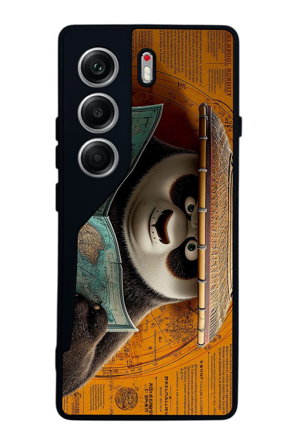 Tecno Camon 40 Uyumlu Kung Fu Panda Tasarımlı Glossy Premium Kılıf