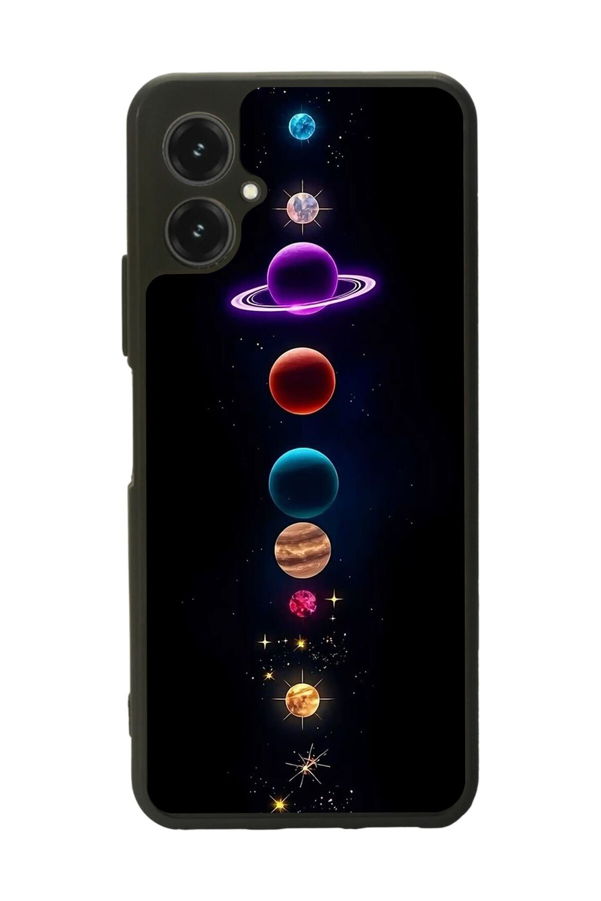 Omix X5 Uyumlu Uzay Tasarımlı Glossy Premium Kılıf