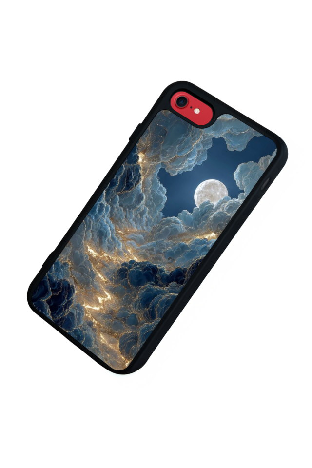 iPhone 8 Uyumlu Ay Tasarımlı Glossy Premium Kılıf