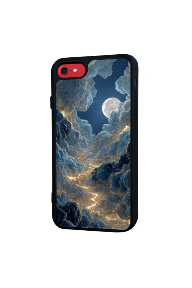 iPhone 8 Uyumlu Ay Tasarımlı Glossy Premium Kılıf