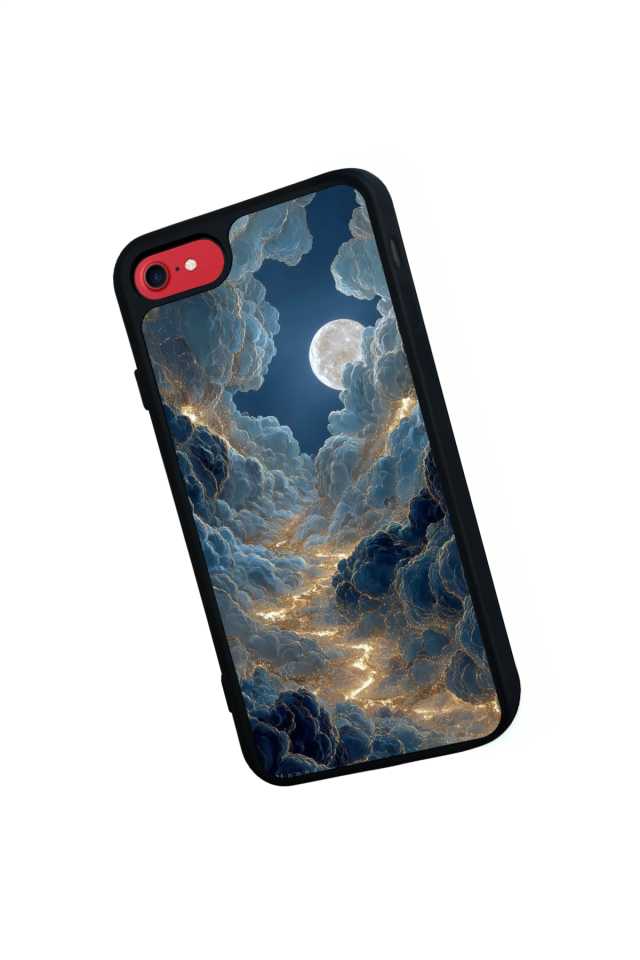 iPhone 8 Uyumlu Ay Tasarımlı Glossy Premium Kılıf