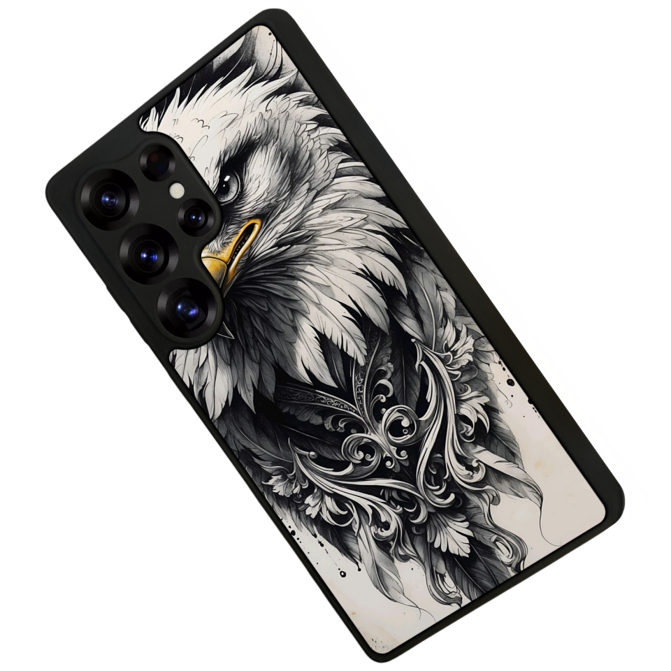 Samsung Galaxy S25 Ultra Uyumlu Besiktas Tasarımlı Glossy Premium Kılıf