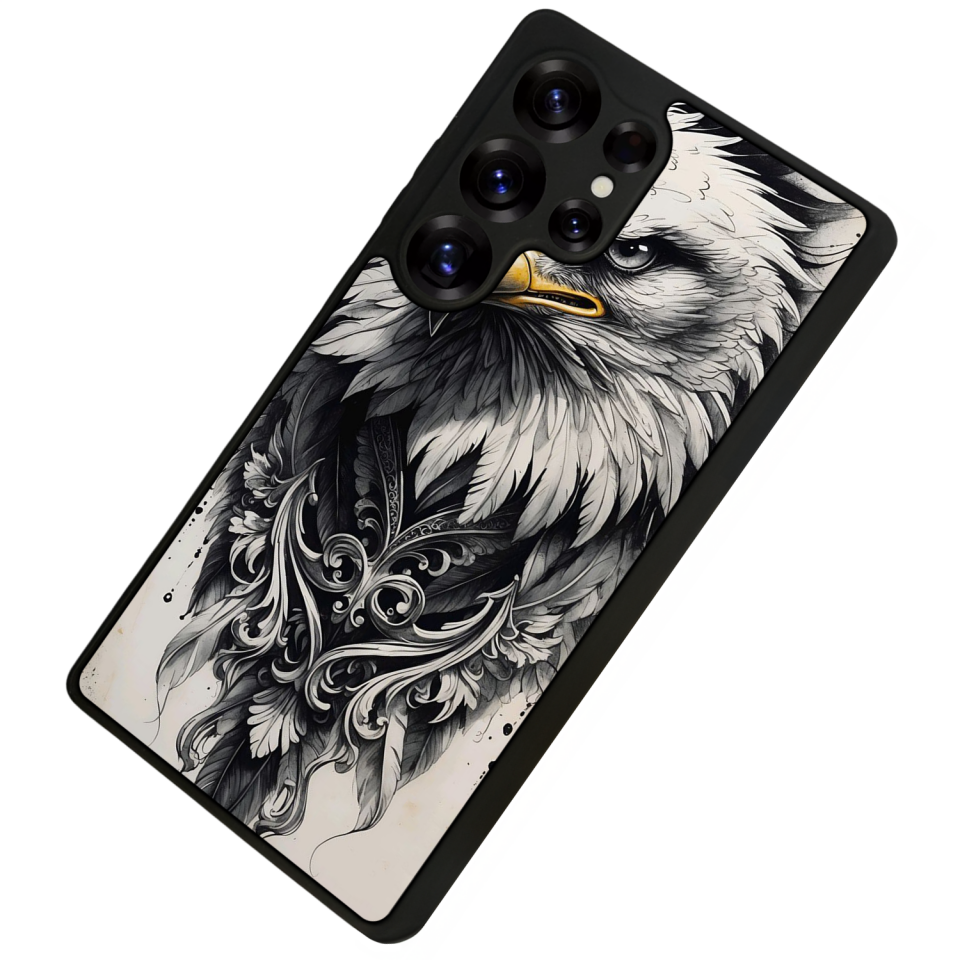 Samsung Galaxy S25 Ultra Uyumlu Besiktas Tasarımlı Glossy Premium Kılıf