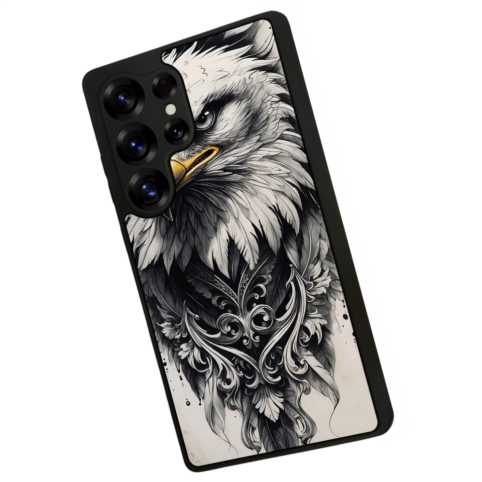 Samsung Galaxy S25 Ultra Uyumlu Besiktas Tasarımlı Glossy Premium Kılıf