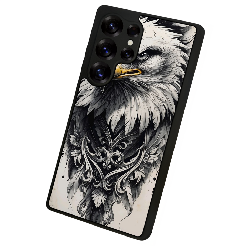 Samsung Galaxy S25 Ultra Uyumlu Besiktas Tasarımlı Glossy Premium Kılıf