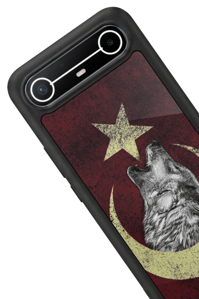 Tecno Spark Slim 5G Uyumlu Bozkurt Tasarımlı Glossy Premium Kılıf