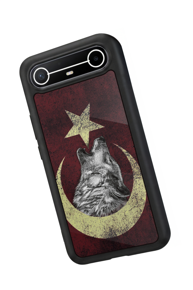 Tecno Spark Slim 5G Uyumlu Bozkurt Tasarımlı Glossy Premium Kılıf