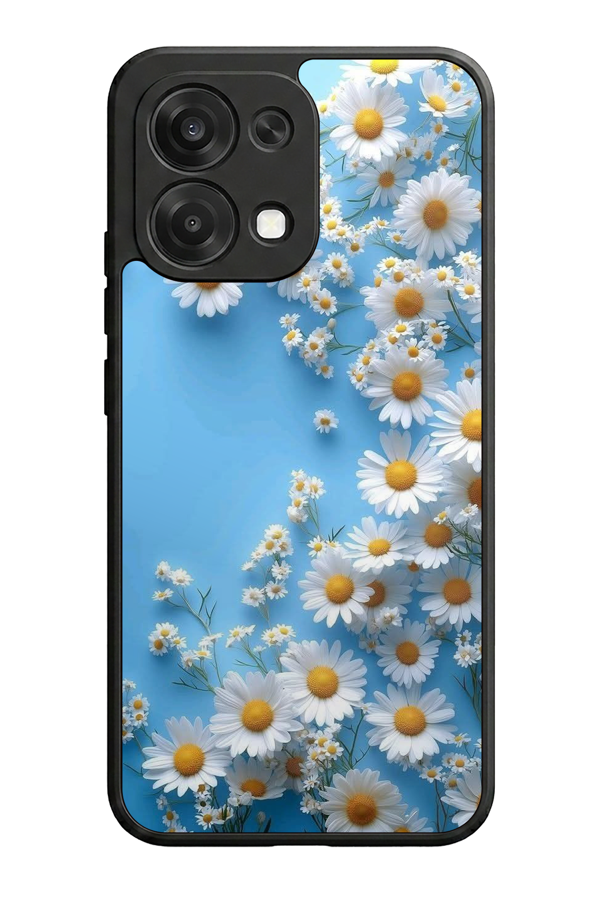 Oppo A6 Pro Uyumlu Cicek Tasarımlı Glossy Premium Kılıf