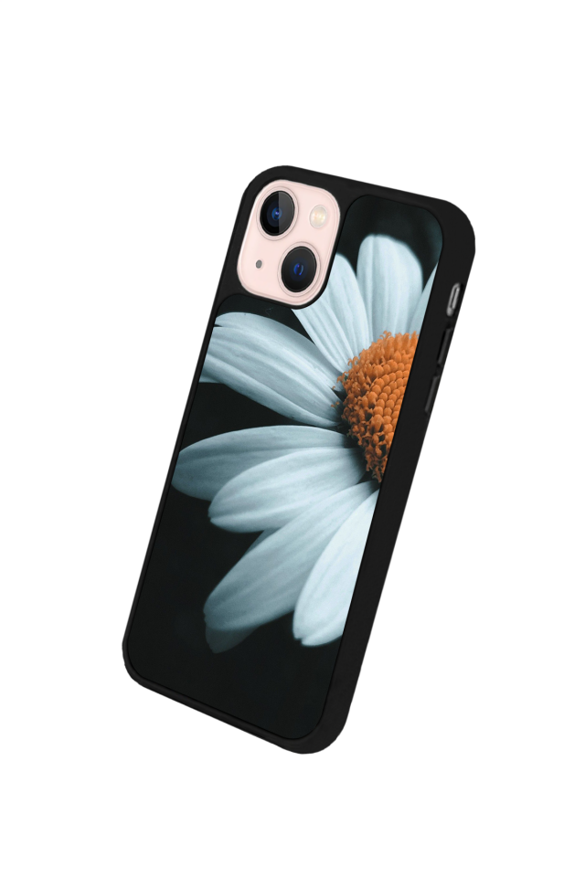 iPhone 13 Mini Uyumlu Cicek Tasarımlı Glossy Premium Kılıf