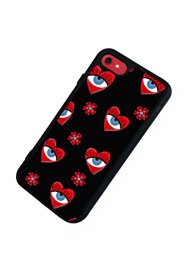 iPhone 8 Uyumlu Göz Tasarımlı Glossy Premium Kılıf