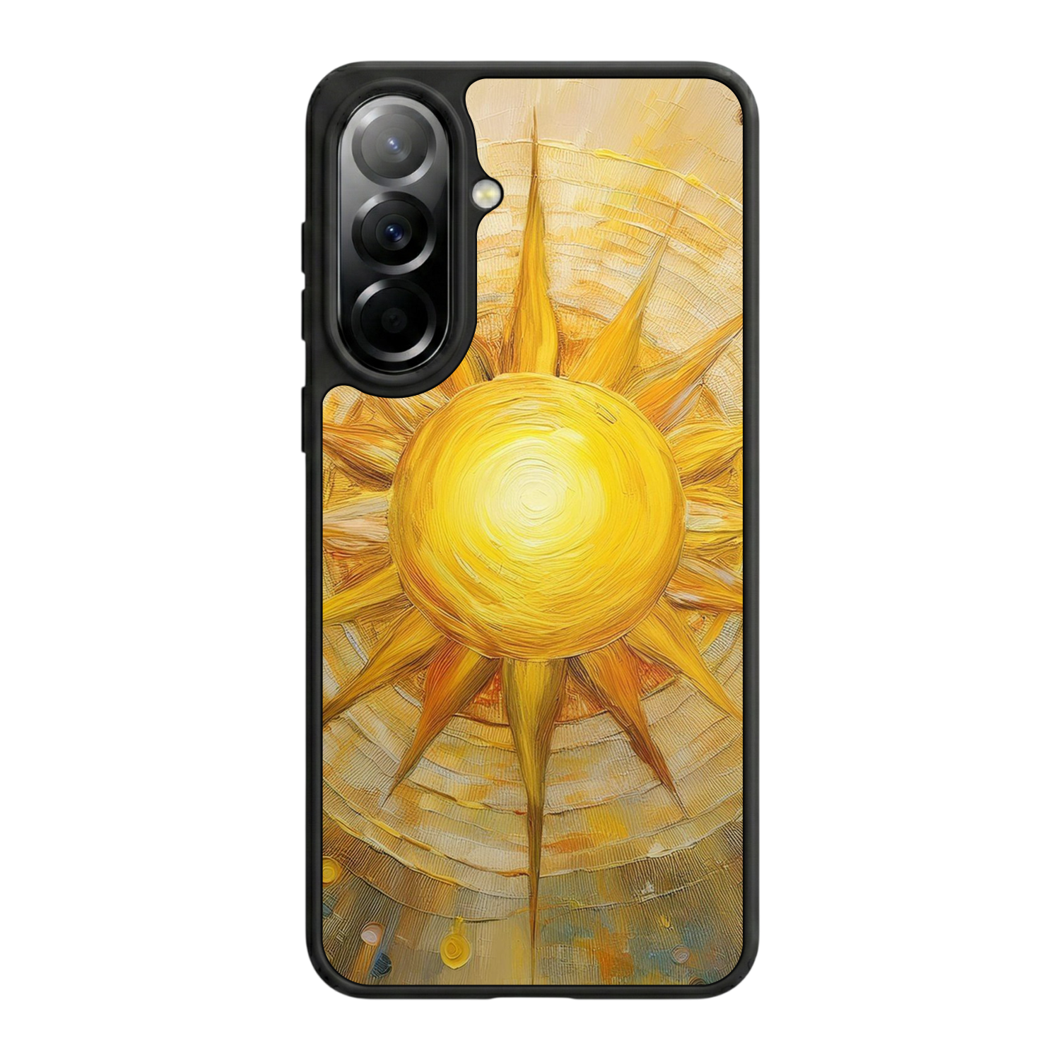 Samsung Galaxy A57 Uyumlu Güneş Tasarımlı Glossy Premium Kılıf