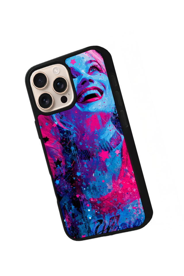 iPhone 15 Pro Uyumlu HarleyQueen Tasarımlı Glossy Premium Kılıf