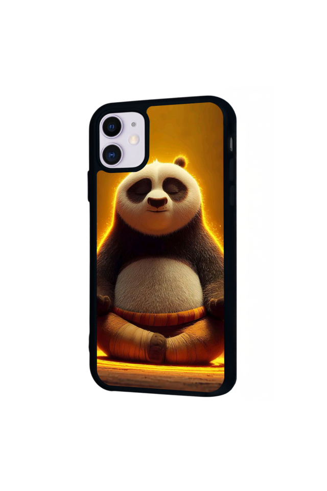 iPhone 11 Uyumlu Kung Fu Panda Tasarımlı Glossy Premium Kılıf