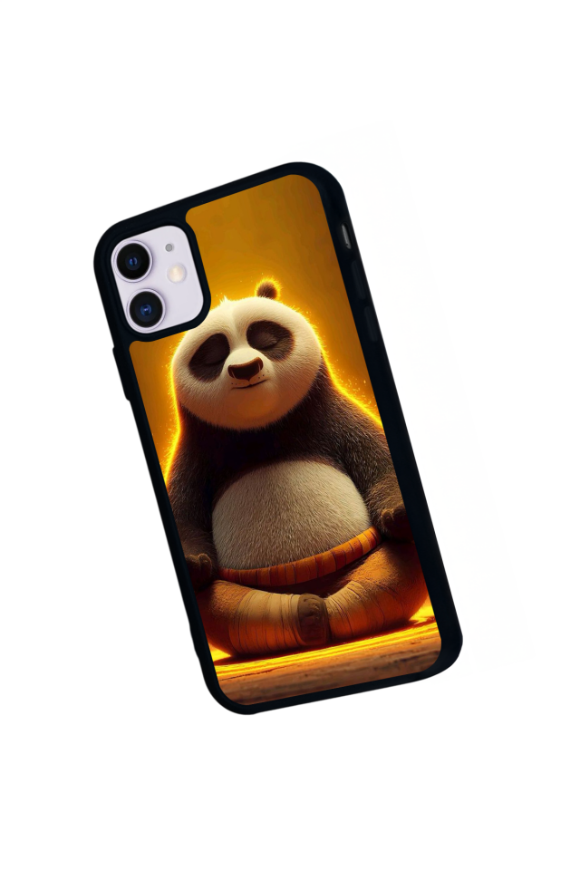 iPhone 11 Uyumlu Kung Fu Panda Tasarımlı Glossy Premium Kılıf