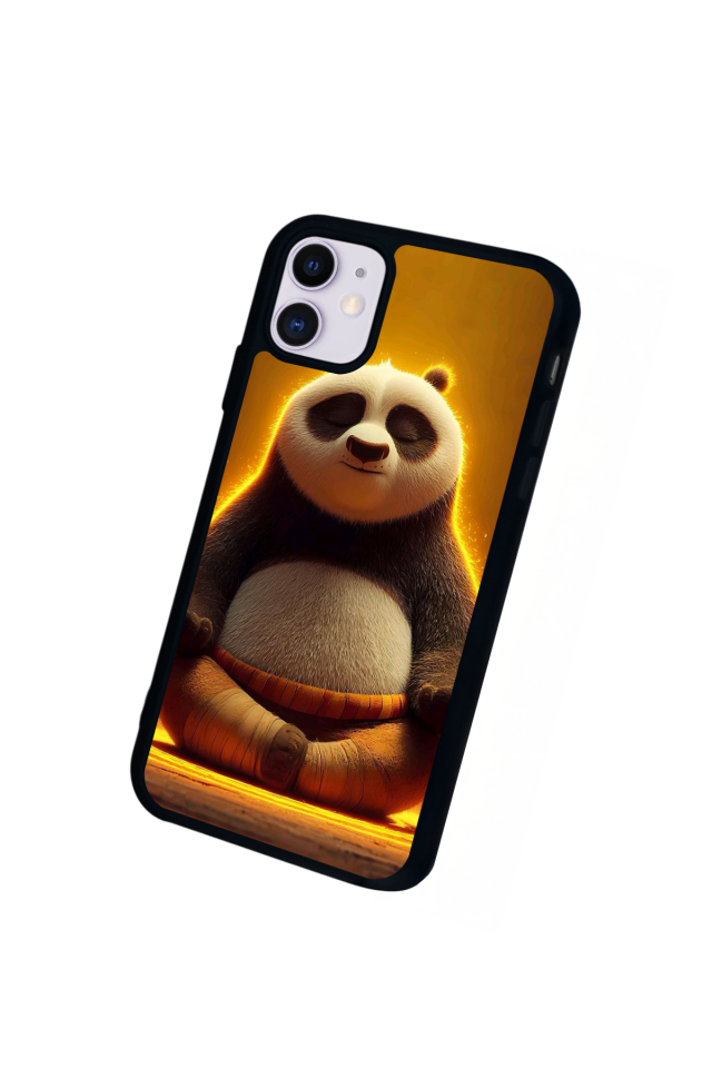 iPhone 11 Uyumlu Kung Fu Panda Tasarımlı Glossy Premium Kılıf